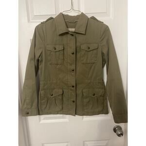 Womens banana republic Military style jacket size small